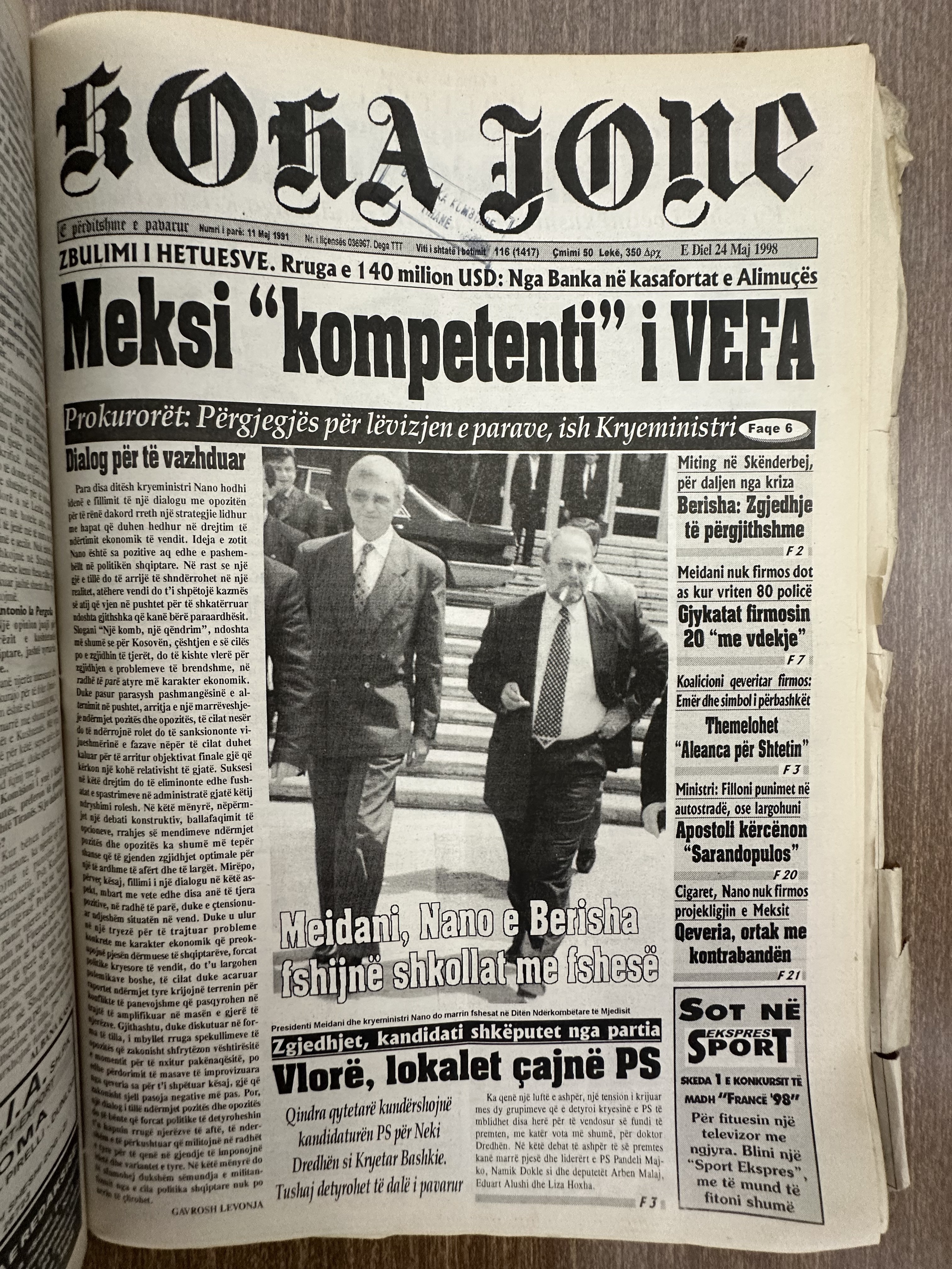 Koha Jonë 1998-05-24